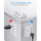 thumbnail image 2 of Power Strip LENCENT, toma de tierra de 2 a 3 clavijas, x6, 2 of 8