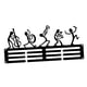 thumbnail image 5 of Estante De Exhibición Para Colgar Medallas De Montaje En Pared, Negro, Para Salón, Gimnasio Con 3 Filas Estilo B, 5 of 5