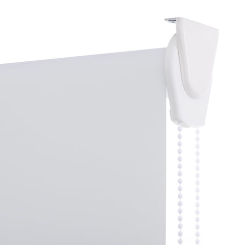 Bertex - Cortina Roller Blackout Blanco, Alto Ajustable Máximo De 170 Cm X Ancho A Elección Para Sala, Living, Oficina O Dormitorio (80 Cm De Ancho X 170 Cm De Alto)