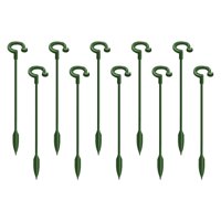 Magideal - Estacas De Soporte Para Plantas, Soporte Fijo Para Escalada De , Soporte Para Flores, Barra De Soporte En Maceta Para Peonías, Rosas, Plantas De 27Cm