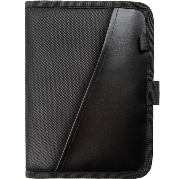 Guantera organizadora PlusXpres para documentos de coche, color negro