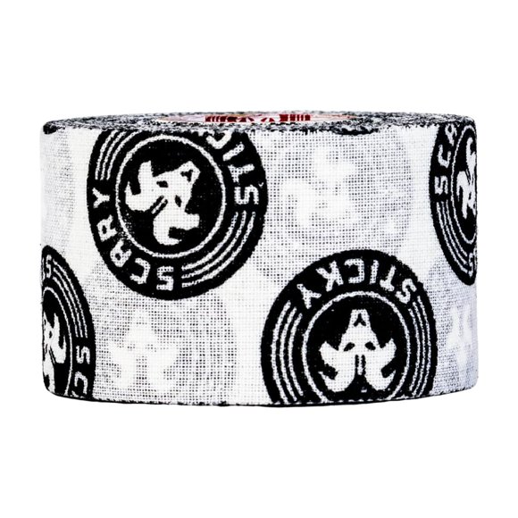 Cinta Atlética Goat Tape 9 m Blanco y Negro 1 Rollo