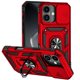 thumbnail image 5 of Funda Resistente Anillo Soporte iPhone 17 Privacidad Cámara Montaje Magnético Rojo, 5 of 6