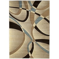 Segma - Alfombra Decorativa United Weavers Contours La Chic, Color Beige, 55 X 85 Cm