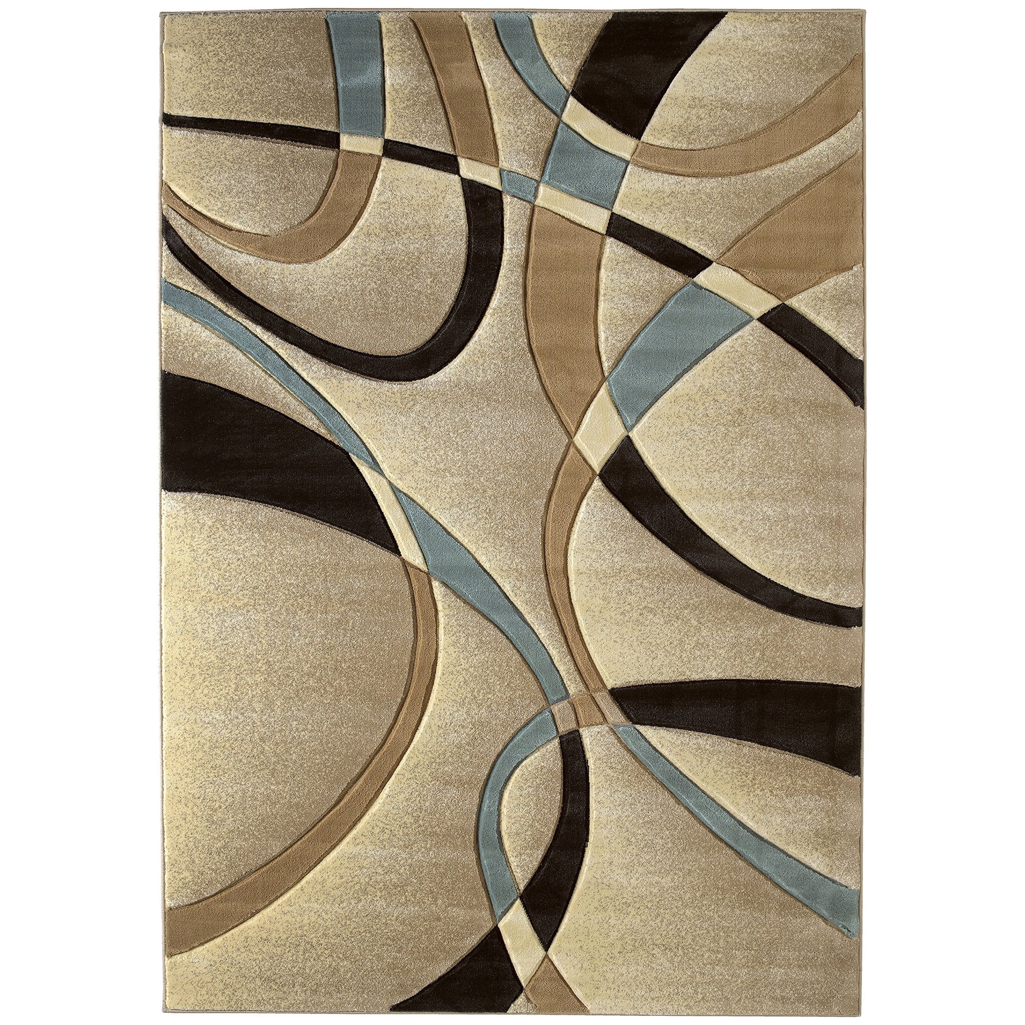 Segma - Alfombra Decorativa United Weavers Contours La Chic, Color Beige, 55 X 85 Cm