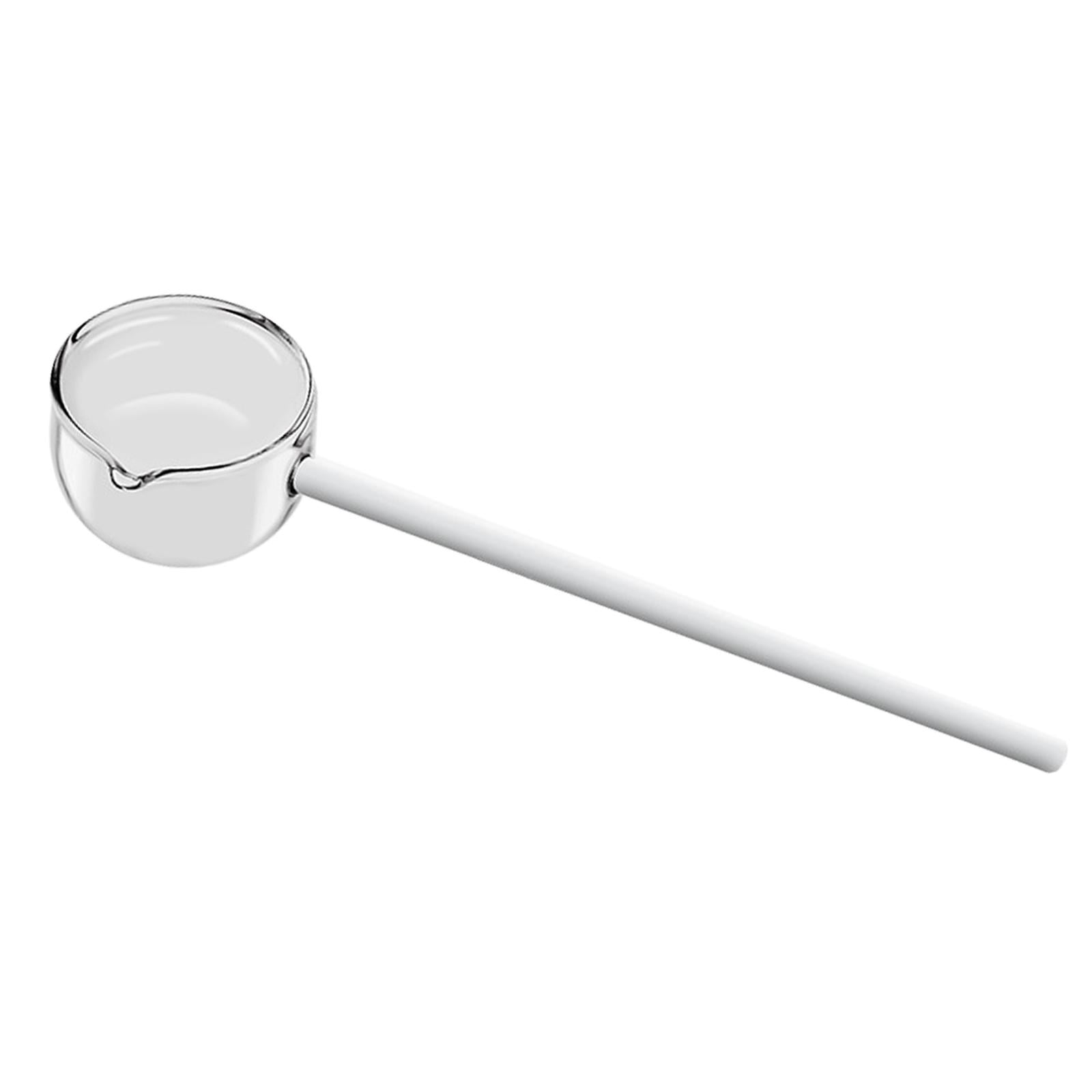 Bothyi - Cuchara Cuchara De Vidrio Cuchara De Aceite Resistente Al Calor Para Bebidas Frías Barra De Cocina