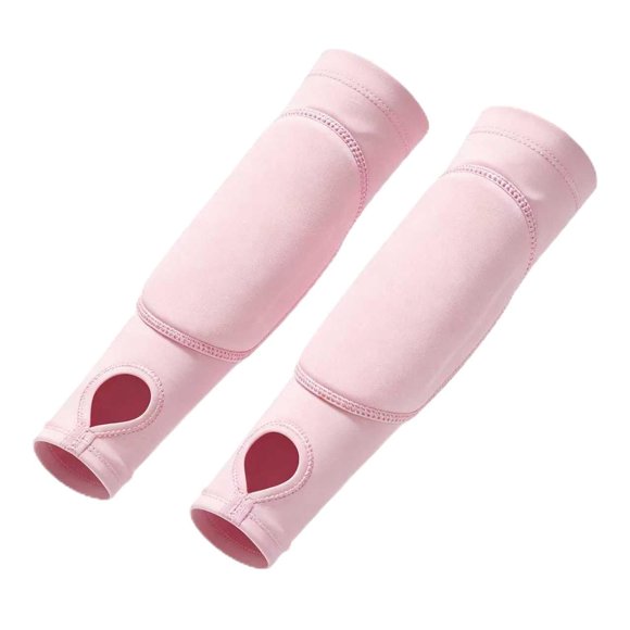 Mangas de brazo L LK SPORTS rosadas con orificio para pulgar