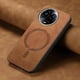 thumbnail image 2 of Magnetic Slim Case for Realme 11 5G with Camera Guard & Anti-Scratch Back Brown, 2 of 6