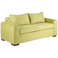 Muebles Altiro - Sofá Edom 3 Cuerpos - Tela Felpa Verde Pistacho