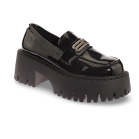 Zapato Charol Negro Vía Franca