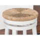 thumbnail image 4 of Taburete de Barra Powell Linon Morgan 65 cm Madera con Asiento de Pasto Marino, 4 of 8