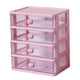 thumbnail image 4 of Organizador De Cajones De Escritorio Estuche Organizador De Cosméticos Para Tocador 4 Cajones Rosa, 4 of 5