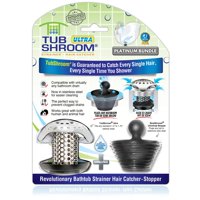Protector De Desagüe Para Bañera Tubshroom Ultra, Combinado De Acero Inoxidable