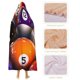 thumbnail image 4 of Billar Manta Capa Con Capucha Anti bolitas Manta De Lana Ártica Suave Manta Portátil De Felpa Ligera Y Lujosa Poncho Para Siesta En Casa Y Oficina 100*130cm, 4 of 6