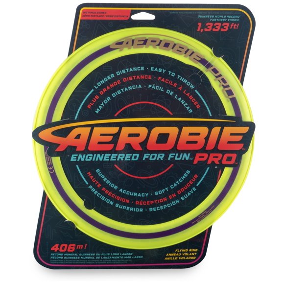 Boomerang Aerobie 33 cm Amarillo Pro Aro Volador