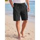 thumbnail image 4 of INSPIRE CHIC Pantalones Cortos Cargo de Hombre Casuales Ligeros con Cintura Elástica y Cordón, Múltiples Bolsillos, Talla XL, Negro, 4 of 5