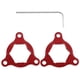 thumbnail image 4 of Ajustadores De Precarga De Horquilla De Suspensión Delantera De Motocicleta De Aluminio CNC 14 Mm Rojo, 4 of 5