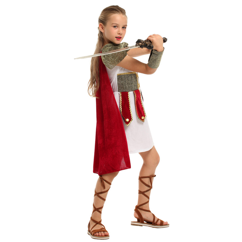 Sm - Disfraz Cosplay Gladiadora Infantil Para Niñas