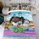 thumbnail image 4 of Dee & Friends in Oz Conjunto de sábanas temático, trío de piezas, cómodo y amigable con la piel, diseño único, regalo de decoración para el hogar para familiares, amigos y fans,135cm *200cm, 4 of 6