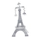 thumbnail image 2 of Estatuilla De La Torre Eiffel Portavelas Giratorio Ornamento Decoración Encantadora Reno Duradero, 2 of 5
