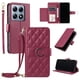 thumbnail image 5 of Funda tipo billetera FOXDOCK para Xiaomi 14T Pro – Tapa abatible con correa para mujer, 5 of 5
