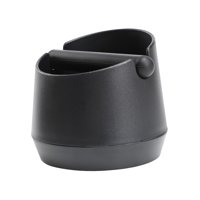 Bothyi - Contenedor Para Café Expreso Con Base Antideslizante, Contenedor Para Café Molido Para Cafeterías De Oficina, Color Negro