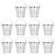 thumbnail image 1 of 10 mini macetas de metal para suculentas, para decoración interior y exterior., 1 of 8
