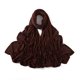 thumbnail image 1 of suxuMhao Bufanda, 1 Pieza Chal Marrón Oscuro con Pedrería, 71 X 27.5in Chal Bufanda de Algodón Transpirable y Liviano, Envoltura de Chal para Otoño y Primavera, Chales y Envolturas Suaves de Moda, 1 of 2