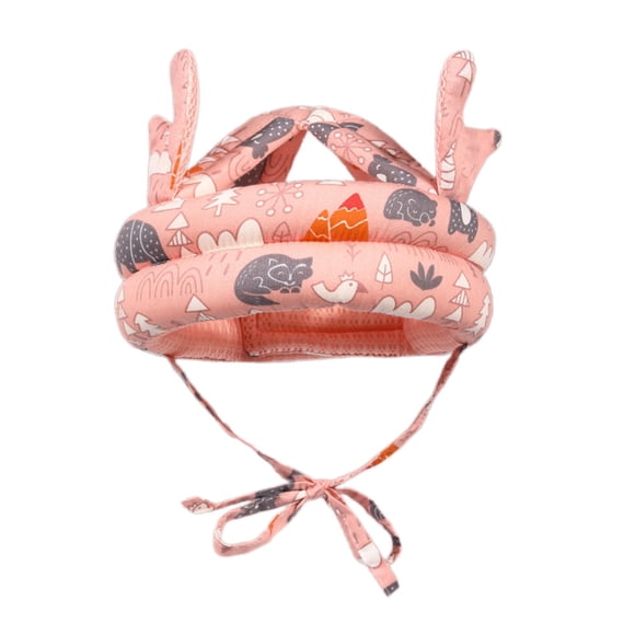Protector De Cabeza Para Bebé Con Correa Para La Barbilla Anti Caída Correr Caminar Niños Niñas Rosa Selva