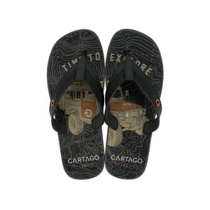 Sandalia Hombre Negro/Gris Dakar Cartago