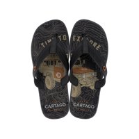 Sandalia Hombre Negro/Gris Dakar Cartago