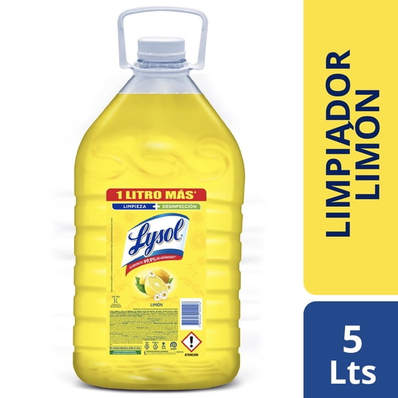 Limpiador Desinfectante Limón Bidón, 5 L