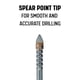 thumbnail image 3 of Broca de Carburo Drill America DWDGD1/4 6,35 mm para Vidrio y Baldosa, 3 of 7