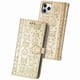 thumbnail image 1 of Funda Cartera FOXDOCK para iPhone 11 ProMax , Flip PU con Relieve de Gatos y Perros, Tarjetero y Soporte, 1 of 6
