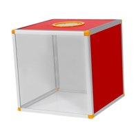 Ioensy - Caja De Sorteo Caja De Votación Caja De Donaciones Para Votación Reunión Anual Recaudación De Fondos 30X30X30Cm Frente Transparente