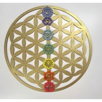 Genérico - Cuadro Mandala Chakras 60X60 Cm