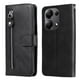 thumbnail image 1 of Funda con Cremallera para Xiaomi Redmi Note 13 Pro 4G, Carcasa Cartera de Cuero PU con Soporte y Tarjetero, 1 of 6