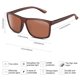 thumbnail image 3 of Gafas de Sol Sinuoda Polarizadas Rectangulares para Hombre, 3 of 7
