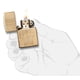 thumbnail image 5 of Mechero de bolsillo Zippo de latón pulido con diseño estampado, 5 of 6