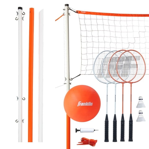 Franklin Sports - Set De Volleyball Y Bádminton Sports Starter Set