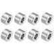 thumbnail image 1 of 8 piezas de espaciador de acero inoxidable 304 3/8" OD x 3/16" ID x 1/4" de longitud (10x5x6mm) separador de tornillo acabado liso espaciador de metal redondo sin rosca para tornillos M3, plata, 1 of 6