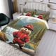 thumbnail image 3 of Castor Conjunto de sábanas temático, trío de piezas, cómodo y amigable con la piel, diseño único, regalo de decoración para el hogar para familiares, amigos y fans,173cm *218cm, 3 of 6