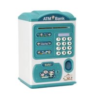 Genérico - Alcancía De Ahorro Electrónica Sonido Huella Y Contraseña Verde