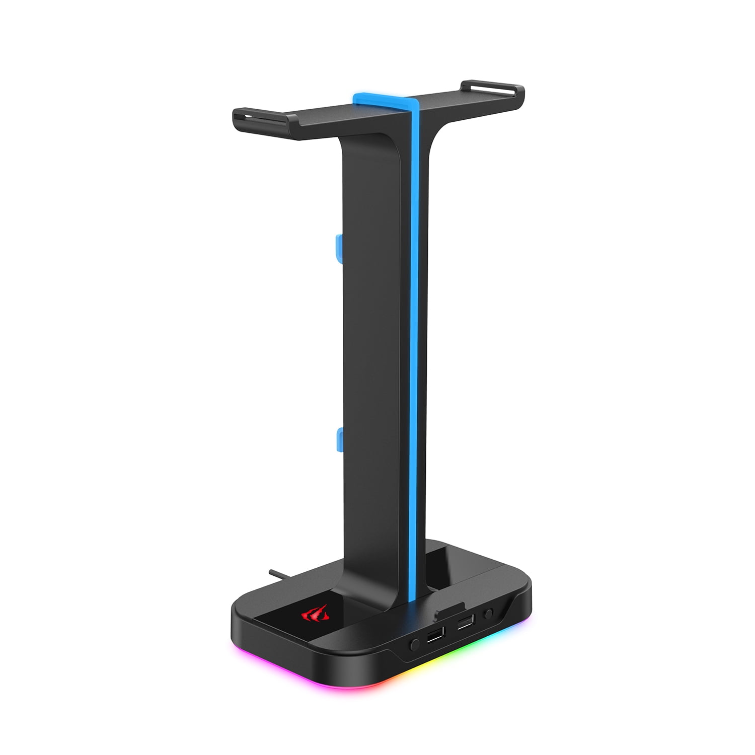 Havit - Soporte De Audífonos Gamer Rgb Th650 Negro