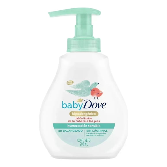 BABY DOVE JABON LIQUIDO HUMECTACION SENSIBLE 200ML