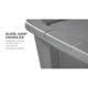 thumbnail image 2 of Contenedor Sterilite 30 gal Gris Apilable con Tapa, 2 of 3