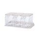 thumbnail image 2 of Caja Transparente Para Condimentos Contenedor De Almacenamiento Cruet 3 Compartimentos Cocina Especias Ollas Albaricoque, 2 of 5