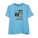 thumbnail image 1 of Polera Niño Manga Corta Estampado Surf Celeste Pillin, 1 of 3