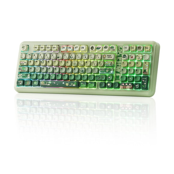 Teclado KiiBOOM Phantom98 Lite 96% inalámbrico RGB de 8000 mAh