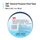 thumbnail image 2 of Cinta vinílica de uso general 3M 764 azul 2.54 cm x 32.91 m, 2 of 7